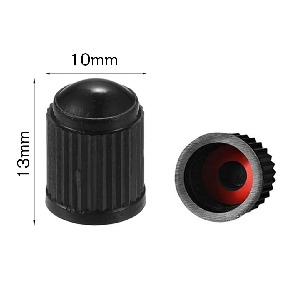 12 Pcs Plastic Air Valve Caps Plastic Road Bike Bicycle Tire Valve Caps Practical