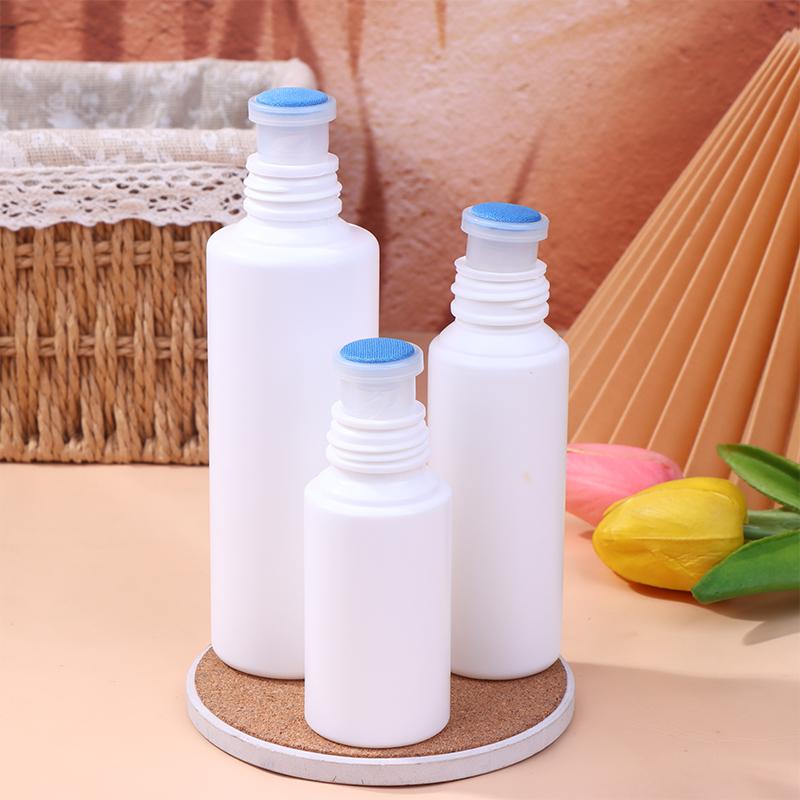 Refillable Sponge Head Applicator 50/80/150MLEmpty Plastic Liquid Medicine Bottles for Skin Care Scalp Hair Antipruritic Storage