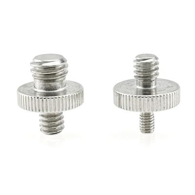 Переходник с наружной резьбой 1/4" на наружную резьбу 3/8", двойной переходник с наружной резьбой, переходник с резьбой для штатива, двойной переходник для шпилек, металлические аксессуары для камер