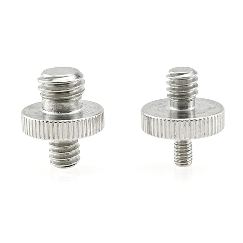 Переходник с наружной резьбой 1/4" на наружную резьбу 3/8", двойной переходник с наружной резьбой, переходник с резьбой для штатива, двойной переходник для шпилек, металлические аксессуары для камер