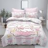 Home Textile Three-Piece Big-Eared Dog Cartoon Digital Printing Quilt Pillowcase Bedding
