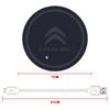 YJTHM1 2Pcs LED Car Luminous Color Changing Cup Holder Coaster For Citroen C4 C3 C5 C1 C2 C6 C4L DS3 DS4 Berlingo Picasso Saxo Jumper