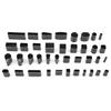 1 Set 39pcs Shape Style Hole Hollow Cutter Punch Leather Craft DIY Tool Metal
