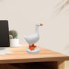 Магнитный держатель для ключей в виде гуся, смоляная фигурка гуся с магнитным клювом, декоративный держатель для ключей для входа в дом, подарок на новоселье