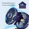 Cross-border N15 USB Rechargeable Foldable Handheld Fan with Digital Display & Aromatherapy
