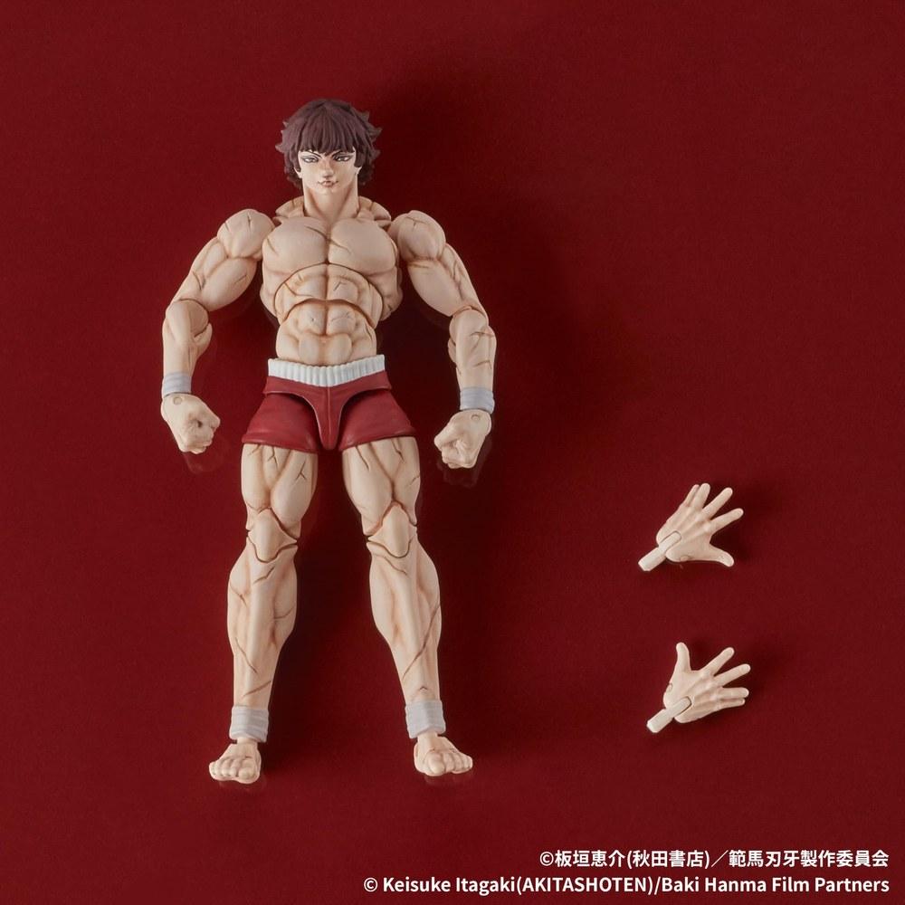 Фигурка DIG Hanma Baki 70 мм ПВХ Окрашенная Полная Без Масштаба