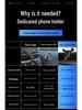 Беспроводной держатель для телефона для Toyota RAV4, Prado и Land Cruiser