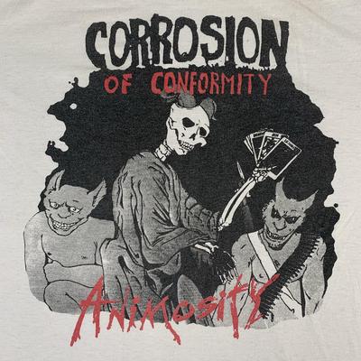 Corrosion of Conformity Белая футболка Хлопок Унисекс Все размеры Унисекс Футболка