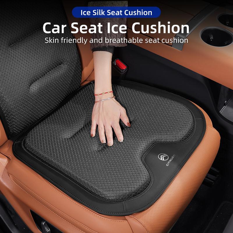 Ice silk height increasing seat cushion for car use For Citroen C4 C3 C5 C1 C2 Berlingo Celysee Cactus Picasso Aircross Saxo aia256