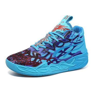 2025 новые баскетбольные кроссовки с высоким верхом, четвертое поколение 'Три мяча', студенческие, для реальных боевых действий, мужские и женские, спортивные кроссовки 'Синий мяч', партия 2025