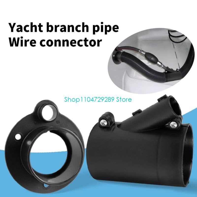 D8KE Split Type Marine Wiring Grommet Corrosion Proof PP Construction Easy Installation Watertight Seal for Outboards Engine