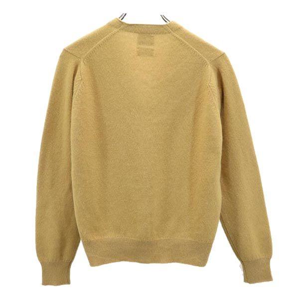 Brooks Brothers Сделано в Англии Кардиган с длинным рукавом и V-образным вырезом 36 Желтый Женский Б/у