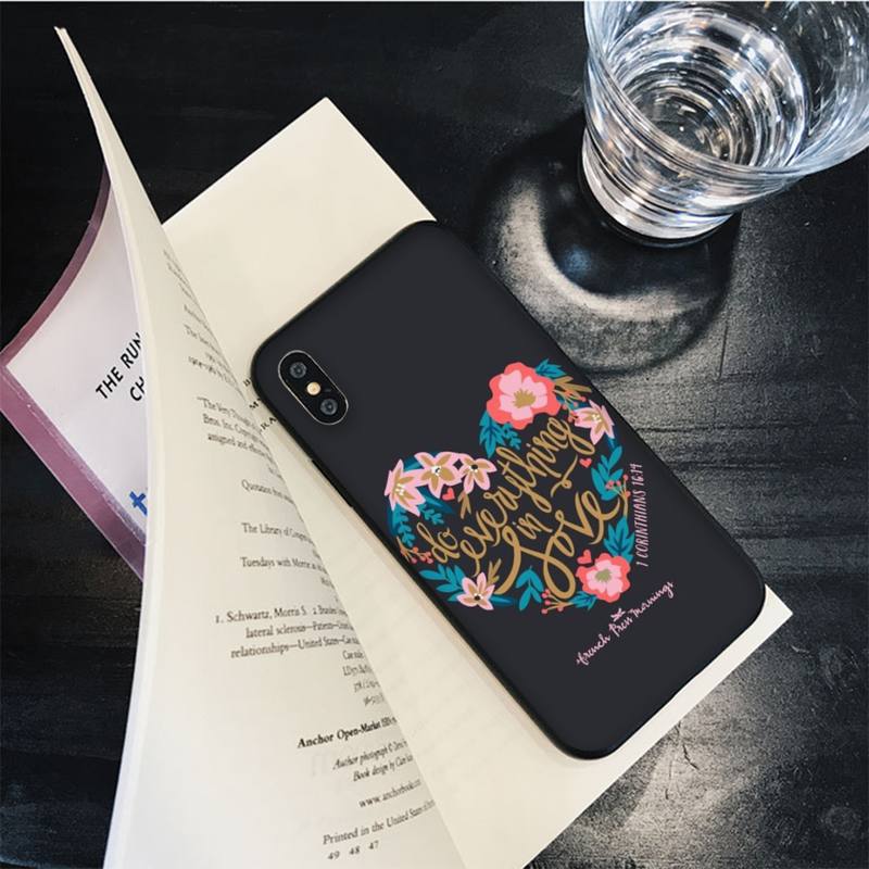 Чехол для телефона «Филиппийцы Иисус Христос» с христианским стихом для iPhone 13 11 12 pro XS MAX 8 7 6 6S Plus X 5S SE 2020 XR