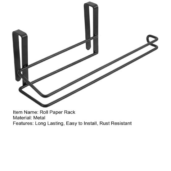 Держатель для бумажных полотенец для ванной Yousheng, прочный, устойчивый к ржавчине, простой в установке, держатель для рулонов бумаги на дверь шкафа