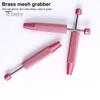 1/2/3 шт. инструмент для захвата ювелирных изделий, латунный алмазный пинцет с 4 когтями, портативный выдвижной захват для точной работы, ремонт ювелирных изделий своими руками