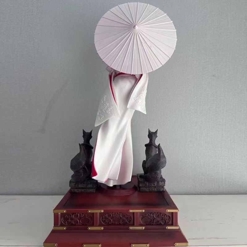 Наруто Кимоно Хината аниме фигурки Может Любимый сексуальный ход ПВХ Красивая танцующая девушка Держит зонт 23.62 дюйма/60 см игрушки Подарки