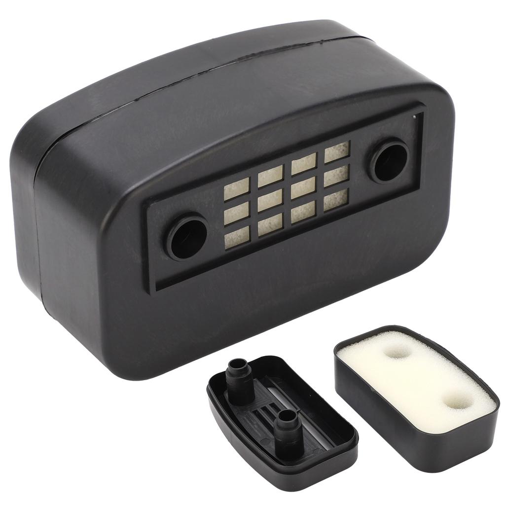 65mm Air Compressor Silencer Sound Noise Muffler Intake Pump Inlet Filter Plastic Shell Square