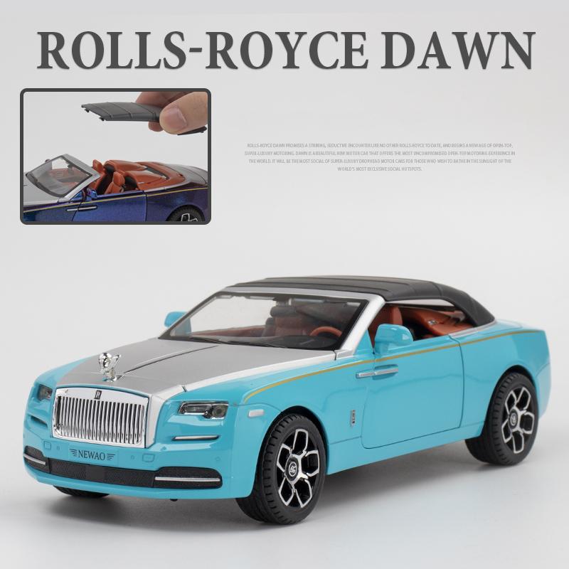 1/24 Rolls Royce Dawn Spofec литые игрушечные машинки и игрушечные машинки модель автомобиля звук и свет инерционные машинки игрушки для детей подарки