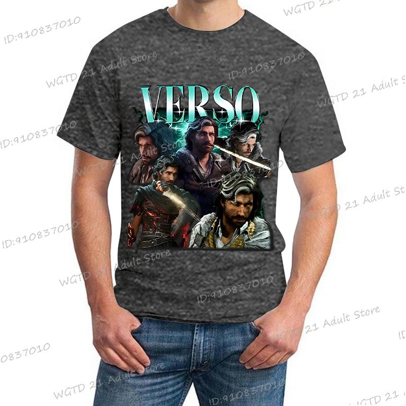 Unisexs Harajuku Verso Clair Obscur Expedition 33 Clothing Fashion Game Figure Series Tshirt Summer Short Sleeve Tops Tees