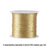 Rope Texture Braided String Gradient Color Woven String High Quality Macrame Cord  Jewelry Making