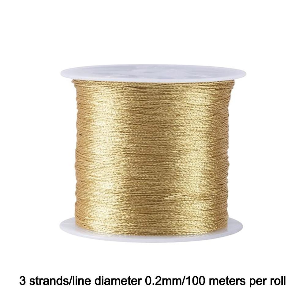 Rope Texture Braided String Gradient Color Woven String High Quality Macrame Cord Jewelry Making