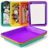 Plastic Tray - Storage Organizer for Creative Play, Sand, Crafts, and Painting Essentials, Storage Bins for Home Organization