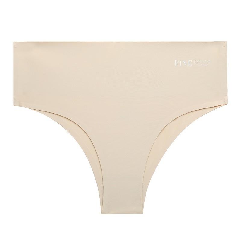 FINETOO Бесшовные и с высокой талией трусики для женщин стрейч трусы M-4XL