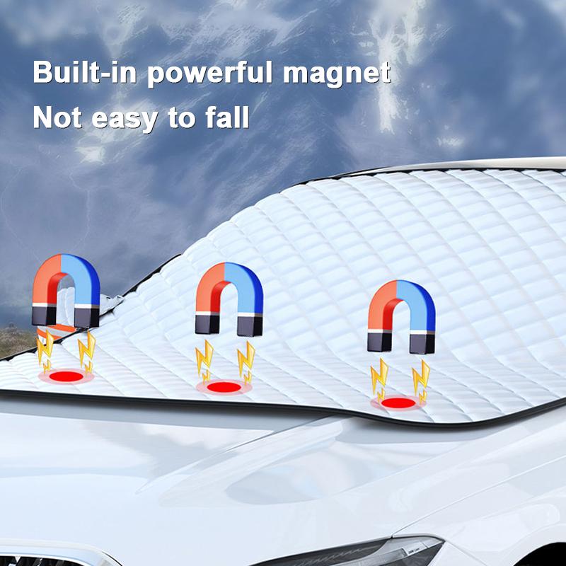 Car Front Windshield Cover Auto Sunshade Snow Ice Protection Cover Winter Summer Windshield Shield