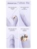 Jieshibang Master Series Thin Self-Retracting Vibrator - Fairy Purple Female Masturbator