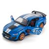 With Display Base 1/32 Alloy Die-cast Mustang Automobile GT500 Car Model Simulation Sound and Light Children's Toy Car Boy Gift Christmas Gift