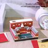 Календарь-часы 2026 Настольный календарь со светодиодной подсветкой 3D Отрывной календарь Бумажная резьба Искусство Блокнот для заметок Подарок Рождество