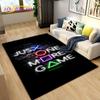 Cartoon Gamer Game Controller Area Rug Large,Carpets Rug for Living Room Children's Room,Kids Play Crawl Non-slip Floor Mat Gift