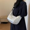 Хлопковая сумка через плечо для женщин с застежкой-молнией и карманом для телефона для повседневного использования