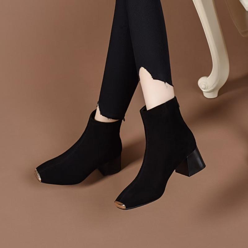Модные ботинки Temperament Small Ankle Boots