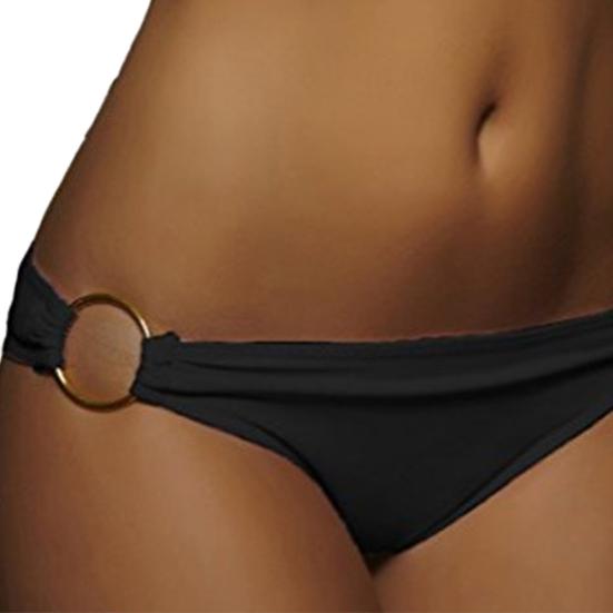 2 Pcs/Set Fabulous Bikini Set Comfortable Two-piece Strapless G-string Women Swimsuit for Vacation