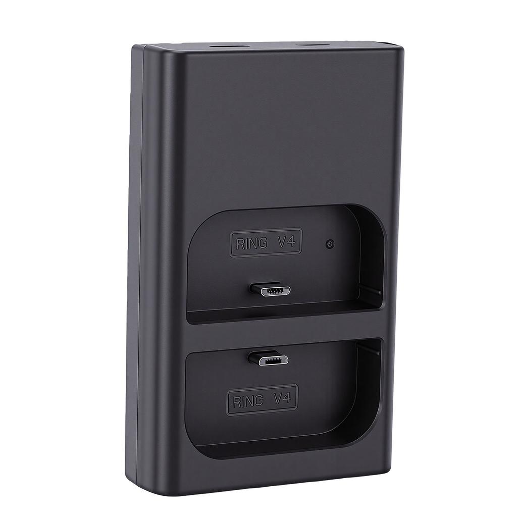 Зарядное устройство для батареи дверного звонка Подходит для Ring Doorbell 2 3 3 Plus Зарядная станция с двумя портами для батареи дверного звонка