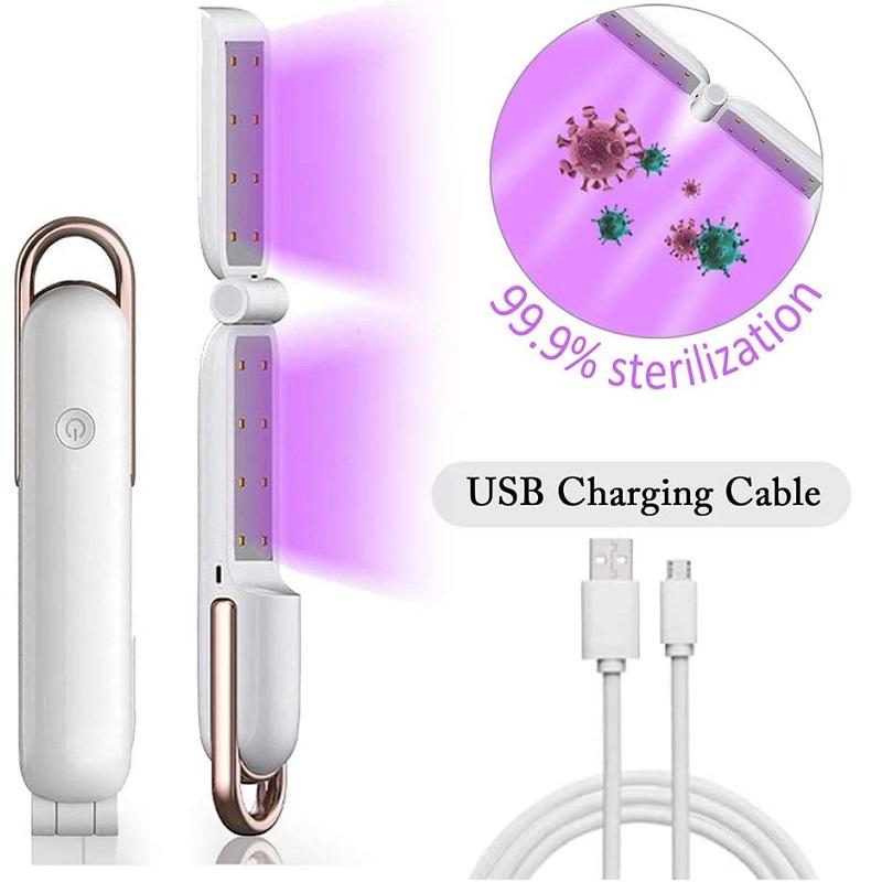 УФ-стерилизатор Ручной портативный светодиодный УФ-стерилизатор для дезинфекции Ультрафиолетовый свет Дезинфицирующее средство Перезаряжаемая дорожная палочка Стерилизатор с УФ-светом для дома
