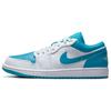 Мужские кроссовки Air 1 Low Aquatone Blue Celestial-Gold White 553558-174