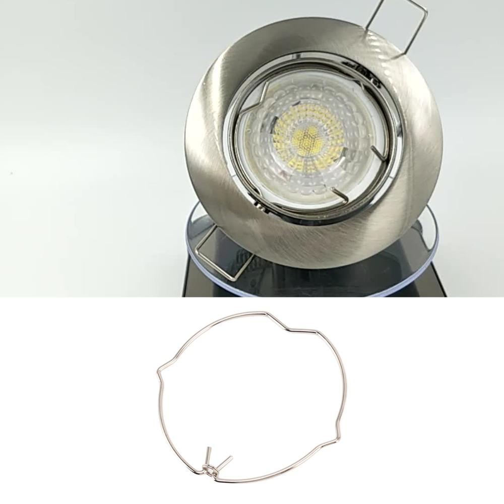 20pcs 2.44×1.10×1.89in Downlight Retaining Spring Clips Spotlight Fixing Clips  Industrial Lighting