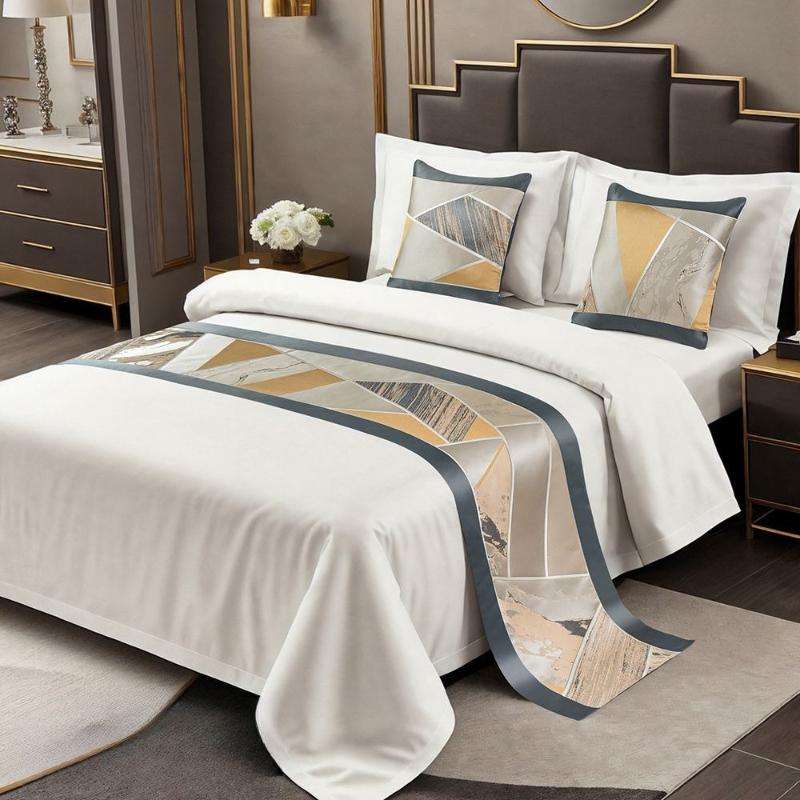 Универсальный всесезонный бегунок на кровать Мягкое и удобное одеяло для кондиционирования воздуха Высококачественное одеяло на изножье кровати для гостиниц типа «проживание в семье» Домашнее украшение Полотенце