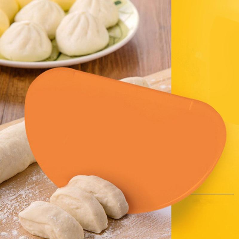 1 шт. кухонный скребок, шпатель, гибкий плоский край, резак для смешивания теста, для пиццы, кондитерских изделий, украшения торта, глазури, выпечки хлеба, помадки