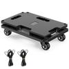 SOLEJAZZ Connectable Platform 200kg Load Connectable Vertically and with Lightweight and for Home and Commercial Includes Secure Black Dolly,
