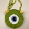 Мультяшная кукла трехглазый мальчик ручная работа шерстяная сотканная готовая продукция кроссбоди маленькая сумка маленькая свежая повседневная подарочная сумка через плечо