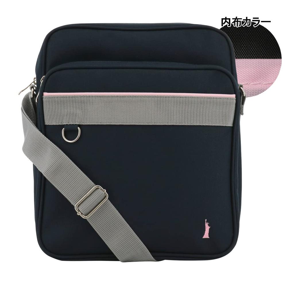 Сумка через плечо 3209079 Школьная сумка Стильная школьная сумка Большая вместимость Студенческая клубная деятельность Вертикальная Yokohama Type Yokohama Type Розовый [East Boy] Женская