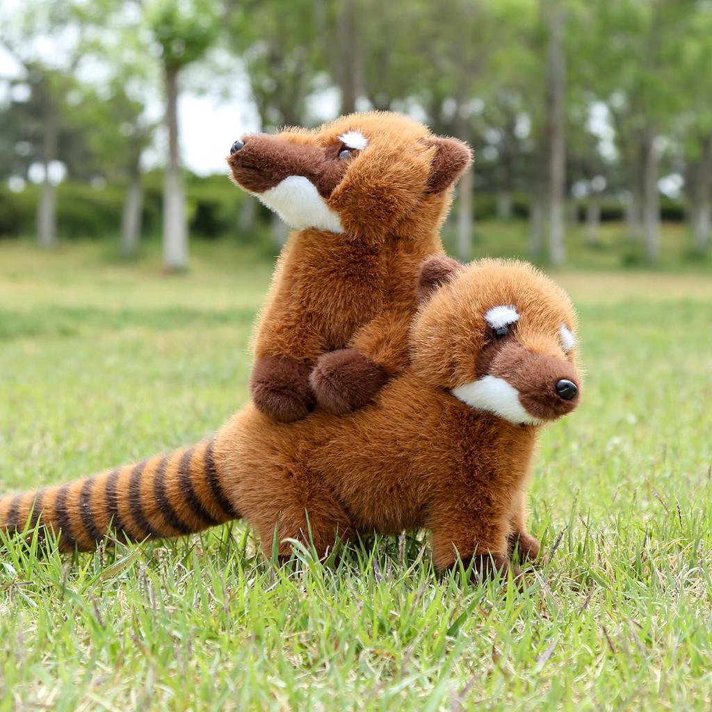 South American Coati Raccoon Plush Doll Animal Cushion Birthday Children Present
