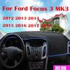 Коврики на приборную панель автомобиля Защита от света Накладка Солнцезащитный коврик Протектор Ковры LHD Для Ford Focus 3 MK3 2012 2013 2014 2015 2016 2017 2018