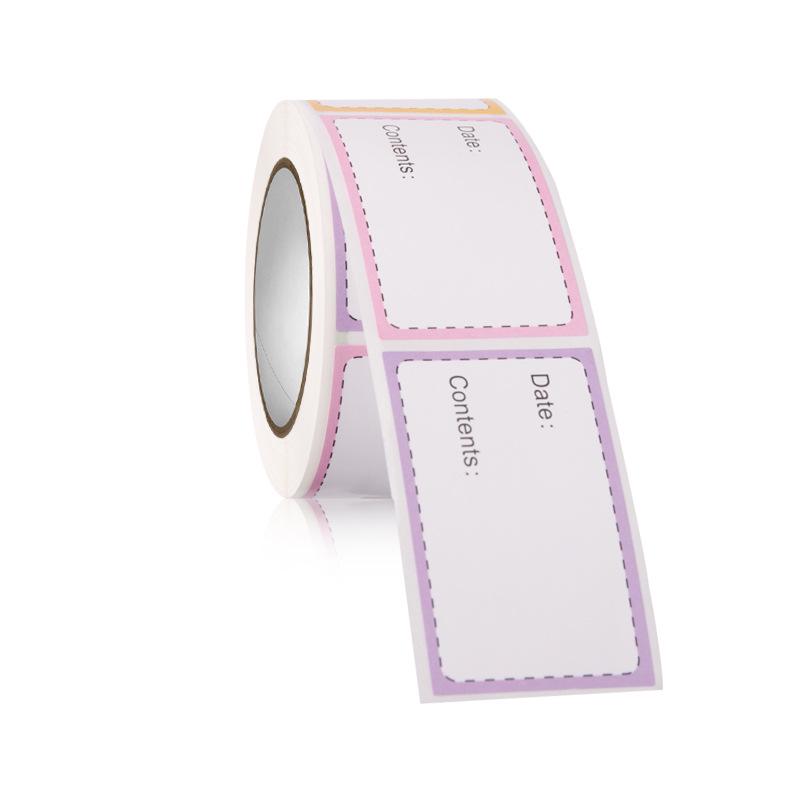 Этикетки безопасности пищевых продуктов: Пустые наклейки для хранения на кухне и холодильнике