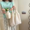 Pastoral Style Daisy Flower Shoulder Bag Nylon Beach Bag Elegant Bohemian Handbag  Travel