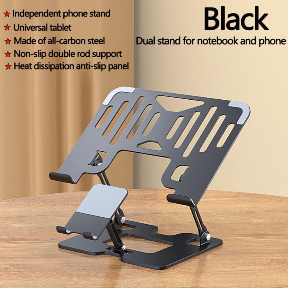 Foldable 2-in-1 Laptop Stand Vertical Cooling  Bracket High Quality Tablet Stand  Office