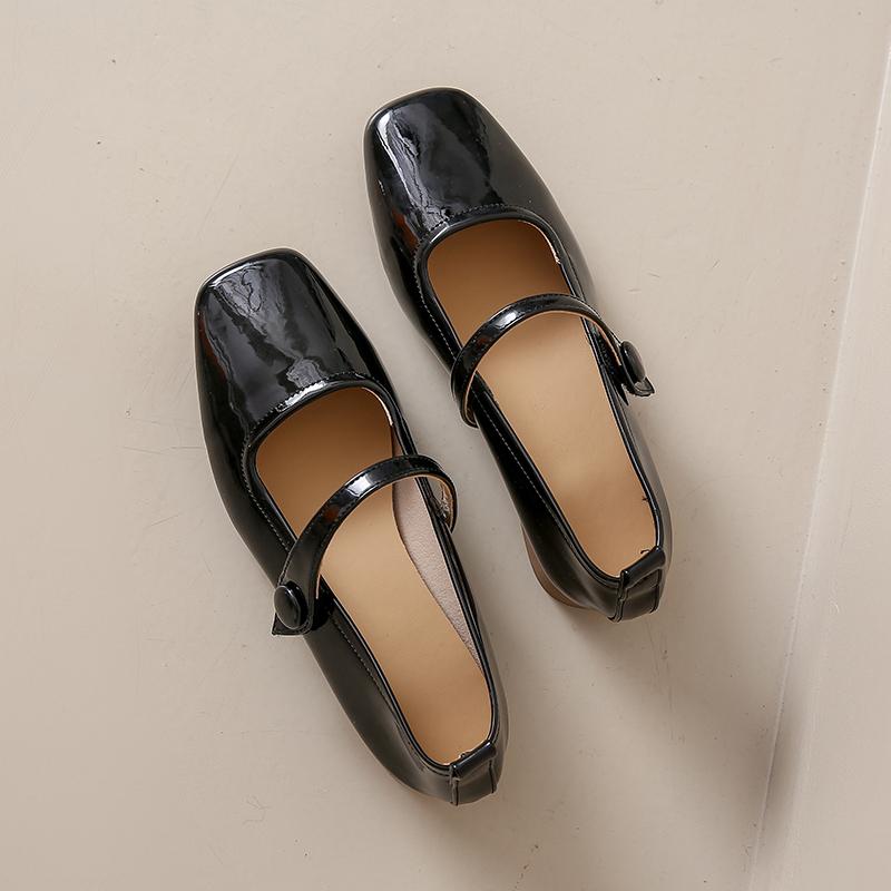 Мода 2024 года, новые весенне-летние туфли Мэри Джейн, женские, мягкая подошва, повседневные, для улицы, балетки с круглым носком, на плоской подошве